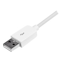 StarTech.com Cavo connettore lungo Lightning a 8 pin Apple a USB per iPhone / iPod / iPad bianco da 3 m - 3 m - Lightning - USB A - Maschio - Maschio - Bianco