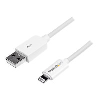 StarTech.com Cavo connettore lungo Lightning a 8 pin Apple a USB per iPhone / iPod / iPad bianco da 3 m - 3 m - Lightning - USB A - Maschio - Maschio - Bianco