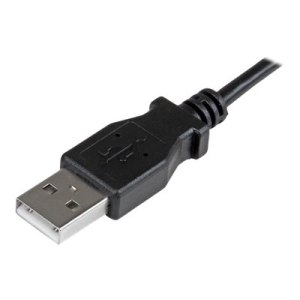 StarTech.com Cavo di ricarica e sincronizzazione micro USB da 1 m - USB-A a Micro B ad angolo destro - M/M - 0,25mm² - 1 m - USB A - Micro-USB B - USB 2.0 - 480 Mbit/s - Nero