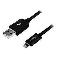 StarTech.com Cavo lungo connettore lightning a 8 pin Apple nero a USB da 2 m per iPhone / iPod / iPad - 2 m - Lightning - USB A - Maschio - Maschio - Nero