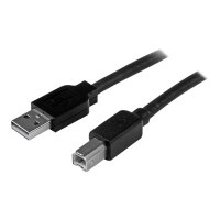 StarTech.com Cavo Active USB 2.0 A a B da 15 m - M/M - 15 m - USB A - USB B - USB 2.0 - Maschio/Maschio - Alluminio - Nero