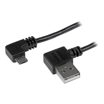 StarTech.com 2m 6 ft Micro-USB Cable with Right-Angled Connectors