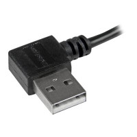 StarTech.com 2m 6 ft Micro-USB Cable with Right-Angled Connectors