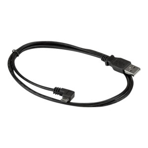 StarTech.com Micro USB Lade/Sync-Kabel - St/St - Micro USB linksgewinkelt - 1m - USB auf Micro USB Ladekabel - USB-Kabel - Micro-USB Typ B (M)