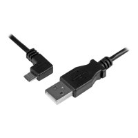 StarTech.com Micro USB Lade/Sync-Kabel - St/St - Micro USB linksgewinkelt - 1m - USB auf Micro USB Ladekabel - USB-Kabel - Micro-USB Typ B (M)