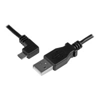 StarTech.com Micro USB Lade/Sync-Kabel - St/St - Micro USB linksgewinkelt - 1m - USB auf Micro USB Ladekabel - USB-Kabel - Micro-USB Typ B (M)