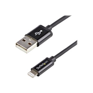 StarTech.com 1m (3ft) Black Apple 8-pin Lightning...