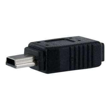 StarTech.com Micro USB auf Mini USB 2.0 Adapter - Bu/St - Schwarz - USB-Adapter - Micro-USB Typ B (W)