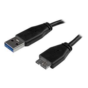 StarTech.com 2m 6ft Slim USB 3.0 A to Micro B Cable M/M