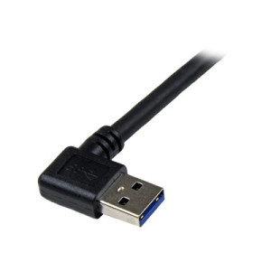 StarTech.com Cavo USB 3.0 SuperSpeed da 1 m nero - Angolare destro A a B - M/M - 1 m - USB A - Micro-USB B - USB 3.2 Gen 1 (3.1 Gen 1) - Maschio/Maschio - Nero