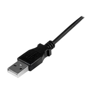 StarTech.com 1m USB 2.0 A auf Micro B Kabel aufwärtsgewinkelt - Schwarz - USB A / Micro B Datenkabel / Anschlusskabel - USB-Kabel - Micro-USB Typ B (M)