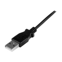 StarTech.com 1m USB 2.0 A auf Micro B Kabel aufwärtsgewinkelt - Schwarz - USB A / Micro B Datenkabel / Anschlusskabel - USB-Kabel - Micro-USB Typ B (M)