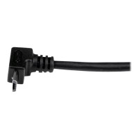 StarTech.com 1m USB 2.0 A auf Micro B Kabel aufwärtsgewinkelt - Schwarz - USB A / Micro B Datenkabel / Anschlusskabel - USB-Kabel - Micro-USB Typ B (M)