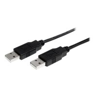 StarTech.com 1m USB 2.0 A auf A Kabel - USB Anschlusskabel Stecker/Stecker - Schwarz - USB-Kabel - USB (M)