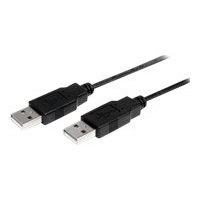 StarTech.com 1m USB 2.0 A auf A Kabel - USB Anschlusskabel Stecker/Stecker - Schwarz - USB-Kabel - USB (M)