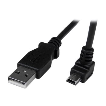 StarTech.com 2m USB auf Mini USB Anschlusskabel abgewinkelt - USB A zu Mini B Kabel - 1 x USB A (St)