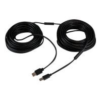 StarTech.com 20m aktives USB 2.0 A auf B Kabel - Stecker/Stecker - USB Druckerkabel 1x USB A / 1x USB B - Schwarz - USB-Kabel - USB Typ B (M)