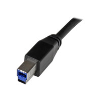 StarTech.com 10m Aktives USB 3.0 USB-A auf USB-B Kabel - USB A zu USB B Anschlusskabel - USB 3.1 Gen 1 (5 Gbit/s)