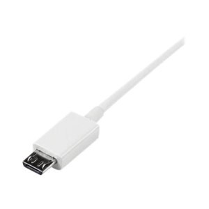 StarTech.com 50cm USB 2.0 A auf Micro USB B Kabel - USB A / Micro B Datenkabel / Anschlusskabel - Weiß - USB-Kabel - Micro-USB Typ B (M)