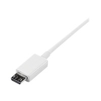 StarTech.com 0.5m White Micro USB Cable Cord