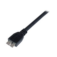 StarTech.com 1m zertifiziertes USB 3.0 SuperSpeed Kabel A auf Micro B - Schwarz - USB 3 Anschlusskabel - Stecker/Stecker - USB-Kabel - Micro-USB Type B (M)