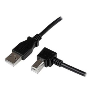 StarTech.com Cavo USB 2.0 A a B con angolare destro da 1 m - M/M - 1 m - USB A - USB B - USB 2.0 - Maschio/Maschio - Nero