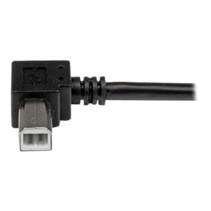 StarTech.com Cavo USB 2.0 A a B con angolare destro da 1 m - M/M - 1 m - USB A - USB B - USB 2.0 - Maschio/Maschio - Nero