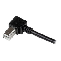 StarTech.com Cavo USB 2.0 A a B con angolare destro da 1 m - M/M - 1 m - USB A - USB B - USB 2.0 - Maschio/Maschio - Nero