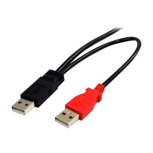 StarTech.com 6 ft USB Y Cable for External Hard Drive