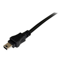 StarTech.com Cavo a doppia alimentazione per disco rigido esterno HDD a splitter Y - cavo USB A a mini B da 1,8m - 1,8 m - Mini-USB B - 2 x USB A - USB 2.0 - Maschio/Maschio - Nero - Rosso