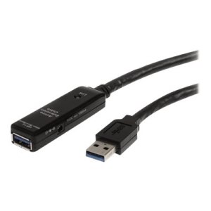 StarTech.com Cavo di estensione Active USB 3.0 10 m - M/F - 10 m - USB A - USB A - USB 3.2 Gen 1 (3.1 Gen 1) - 5000 Mbit/s - Nero