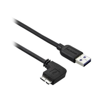 StarTech.com 50cm Slim Micro USB 3.0 Kabel linksgewinkelt - USB 3.1 Gen 1 (5 Gbit/s)