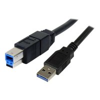 StarTech.com 3m Black SuperSpeed USB 3.0 Cable A to B M/M