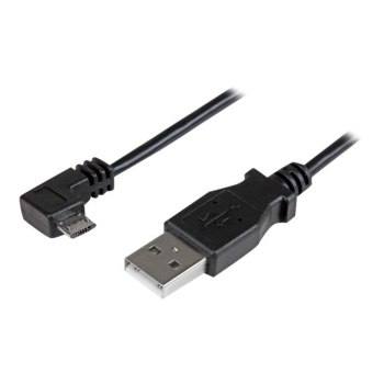 StarTech.com Micro USB Lade/Sync-Kabel - St/St - Micro USB rechts gewinkelt - 2m - USB auf Micro USB Ladekabel - USB-Kabel - Micro-USB Typ B (M)