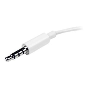 StarTech.com 4 Position Microphone and Headphone Splitter 3.5 mm 4 Pin / 4 Pole Mic and Audio Combo Splitter Cable (MUYHSMFFADW)