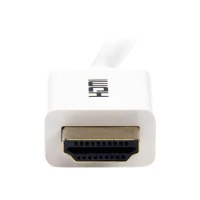 StarTech.com 3m High-Speed-HDMI-Kabel - Ultra HD 4k x 2k HDMI CL3 Kabel zur Installation in Wänden mit vergoldeten Kontakten - Weiß - HDMI-Kabel - HDMI (M)