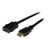 StarTech.com 2m (6ft) HDMI Extension Cable, Ultra HD HDMI Male to Female Cable, 4K HDMI Cable Extender, 4K 30Hz UHD HDMI Cable with Ethernet M/F, High Speed HDMI 1.4 Cable, 10.2Gbps