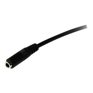 StarTech.com Cavo di prolunga 2 m per auricolari TRRS a 4 posizioni da 3,5 mm - M/F - 3.5mm - Maschio - 3.5mm - Femmina - 2 m - Nero