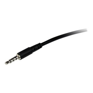 StarTech.com Cavo di prolunga 2 m per auricolari TRRS a 4 posizioni da 3,5 mm - M/F - 3.5mm - Maschio - 3.5mm - Femmina - 2 m - Nero