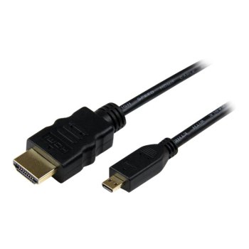 StarTech.com 0.5m High Speed HDMI Cable with Ethernet HDMI to HDMI Micro