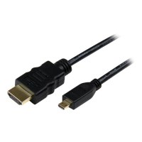 StarTech.com 0.5m High Speed HDMI Cable with Ethernet HDMI to HDMI Micro