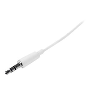 StarTech.com Cavo audio stereo slim da 3,5 mm bianco 1 m...