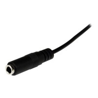 StarTech.com 2m 3,5mm Stereo Klinkenverlängerung / Audio-Verlängerungskabel - St/Bu - 3,5mm Klinkenkabel Verlängerung - Schwarz - Audioverlängerungskabel - Stereo Mini-Klinkenstecker (W)