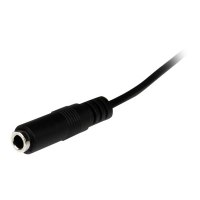 StarTech.com 2m 3,5mm Stereo Klinkenverlängerung / Audio-Verlängerungskabel - St/Bu - 3,5mm Klinkenkabel Verlängerung - Schwarz - Audioverlängerungskabel - Stereo Mini-Klinkenstecker (W)