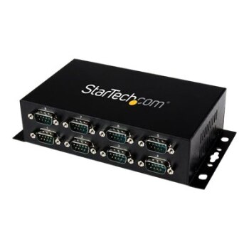 StarTech.com Hub adattatore USB a DB9 RS232 seriale 8 porte – Guide DIN industriali DIN e montabile a parete
