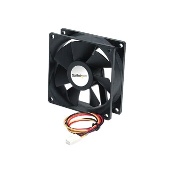 StarTech.com Ventola computer silenziosa con cuscinetto a sfera 92x25 mm con connettore TX3 - Computer case - Ventilatore - 9,2 cm - 1800 Giri/min - 22 dB - 31,84 pdc/min