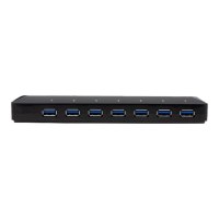 StarTech.com Hub USB 3.0 a 7 Porte con Porte di Ricarica Dedicate - 2 Porte x 2,4 Amp - USB 3.2 Gen 1 (3.1 Gen 1) Type-B - USB 3.2 Gen 1 (3.1 Gen 1) Type-A - 5000 Mbit/s - Nero - Plastica - status