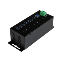 StarTech.com 7-Port Industrial Grade USB 3.0 Hub with ESD & 350W Surge Protection