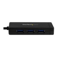 StarTech.com 3-port USB 3.0 hub with USB-C and Gigabit Ethernet