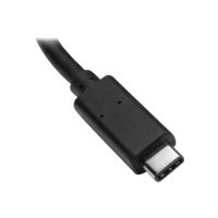 StarTech.com Hub USB 3.0 a 3 porte con USB-C e Ethernet Gigabit - Include Adattatore di Alimentazione - Cablato - USB - Ethernet - 1000 Mbit/s - Nero